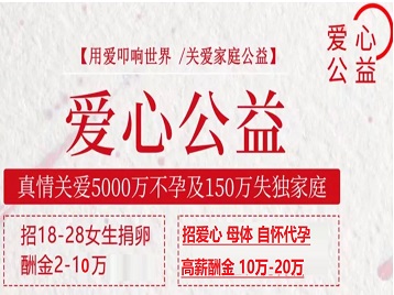 平度捐卵助孕生子 爱心志愿者招募